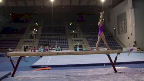 Norah Flatley Beam Routine With Base Dismount, Day 1 Training - Jesolo 2015