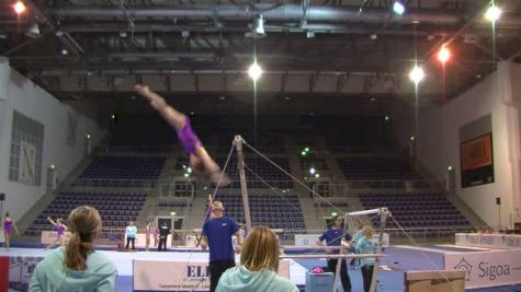 Norah Flatley Training Bars, Day 1 Training - Jesolo 2015