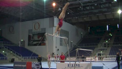 Maddie Desch Bar Sequence, Day 2 Training - Jesolo 2015