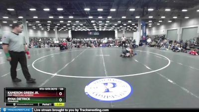 126 lbs Champ. Round 3 - Kameron Green Jr., MWC Wrestling Academy vs Ryan Dietrick, Tennessee