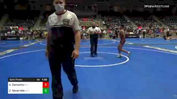 96 lbs Semifinal - Aaron Camacho, Bolingbrook Jr Raiders vs Zayn Navarrete, NB Elite