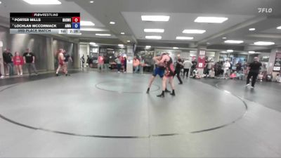 138 lbs 3rd Place Match - Porter Mills, Brothers Of Steel Wrestling Club vs Lochlan McCormack, All In Wrestling Academy