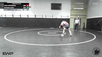 144 lbs Champ. Round 2 - Royden Liang, American vs Cole Stevenson, Gunn