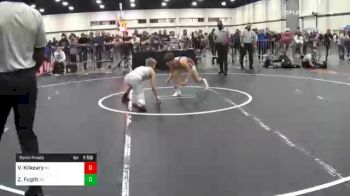 106 lbs Semifinal - Vincent Kilkeary, PA vs Zan Fugitt, MO