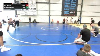 142 lbs Rr Rnd 1 - Jax Meyer, Iron Horse vs Tyler Barton, Ride Out Wrestling Club