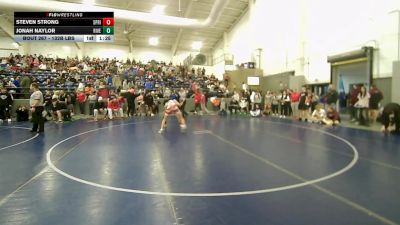 138 lbs Champ. Rd Of 32 - Steven Strong, Springville vs Jonah Naylor, Riverton