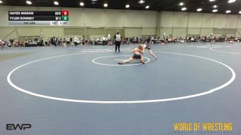 100 lbs Quarterfinal - Hayes Ingram, Untouchables 14U Purple vs Tyler Downey, MF Dynasty