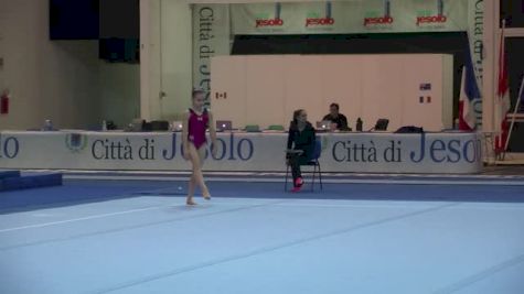 Ragan Smith Floor Pass, Day 2 Training - Jesolo 2015
