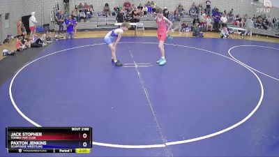120 lbs Cons. Round 3 - Jack Stopher, Tombey Mat Club vs Paxton Jenkins, Scappoose Wrestling