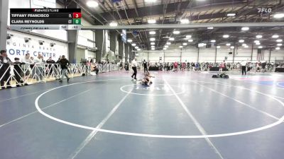 100 lbs Consi Of 64 #2 - Tiffany Francisco, FL vs Clara Reynolds, CT