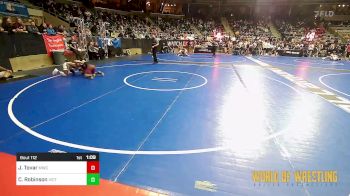 101 lbs Round Of 16 - Jovanni Tovar, Miami Wrestling Club vs Chazz Robinson, Victory Elite