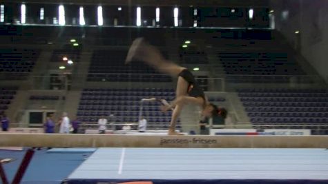 Victoria Nguyen Beam Routine, Day 3 Training - Jesolo 2015