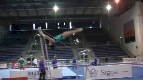 Laurie Hernandez Bar Routine, Day 3 Training - Jesolo 2015