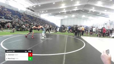 156 lbs Round Of 32 - Zachary Zentner, Mantanona TC vs Jaime Martinez, Yotes WC