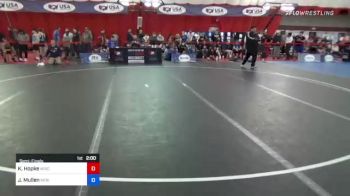 110 kg Semifinal - Koy Hopke, Wisconsin vs Jim Mullen, New Jersey
