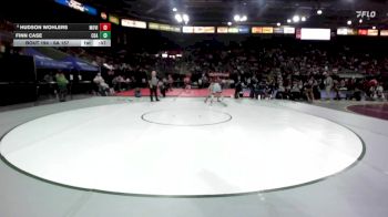 6A 157 lbs Cons. Round 1 - Finn Case, Coeur D Alene vs Hudson Wohlers, Mountain View