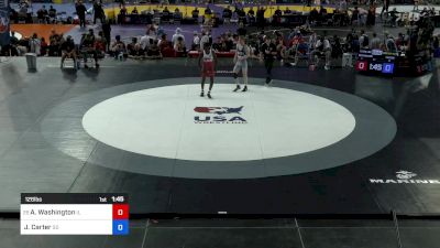 126 lbs Cons 64 #2 - Adante Washington, IL vs Jacksen Carter, SD