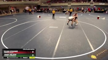 189 Championship Bracket 11th Place Match - Owen Nelson, Kasson-Mantorville vs Elijah Schunke, Brandon Valley