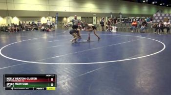 115 lbs Round 6 (8 Team) - Emily Mcintosh, CLAW vs Keely Heaton-Custer, Montana Silver