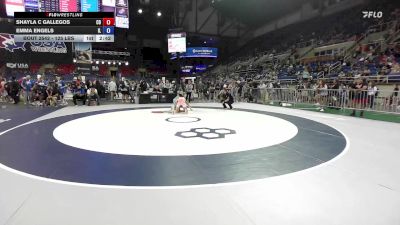 125 lbs Cons. Rd Of 32 - Shayla C Gallegos, CO vs Emma Engels, IL
