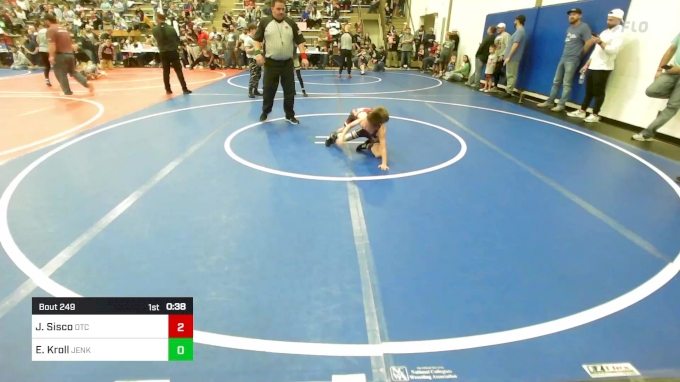 46 lbs Consi Of 8 #2 - Jenson Sisco, Owasso Takedown Club vs Elijah ...