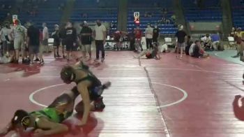 120 lbs Consi Of 4 - Hayden Mills, Team Kansas vs Travis Long, Team Vision Quest