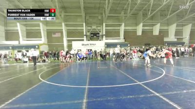 126 lbs Cons. Round 3 - Thurston Black, Uintah Wrestling vs Forrest Von Haden, Blanding Pride Wrestling Club