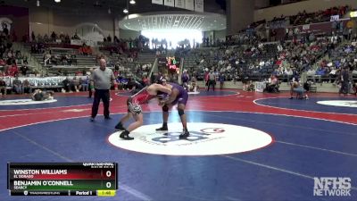 5A 190 lbs Quarterfinal - Benjamin O`connell, Searcy vs Winston Williams, El Dorado