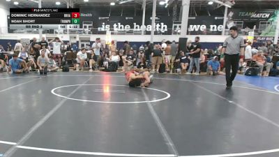 122 lbs Rr Rnd 3 - Dominic Hernandez, Broad Axe Gold - HSC vs Noah Short, Triumph Black - HSC