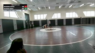 126A Champ. Round 1 - Haakon Craft, Greybull MS vs Braeden Curtis, Powell Middle School