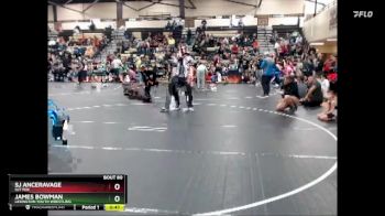 61 lbs Round 2 - Sj Anceravage, Sly Fox vs James Bowman, Lexington Youth Wrestling