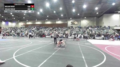 87 lbs Rr Rnd 1 - Nolan Hunt, Team Coalinga vs Julian Solis, Nevada Elite