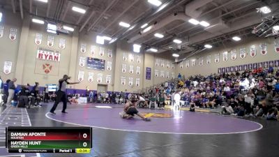 126 lbs Cons. Round 7 - Hayden Hunt, Green Hills vs Damian Aponte, Houston