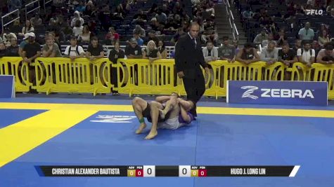 Hugo J. Long Lin vs Christian Alexander Bautista 2025 Pan IBJJF Jiu-Jitsu No-Gi Championship