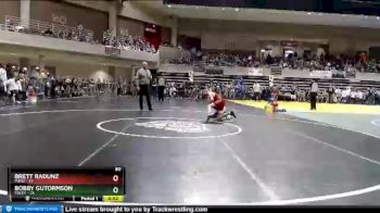 80 lbs Semis (4 Team) - Bobby Gutormson, Foley vs Brett Radunz, Pierz