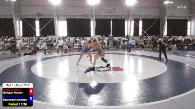 130 lbs Quarters - Kassie Sapp, Michigan Premier vs Brielle Gilmore, Beastmode Wrestling
