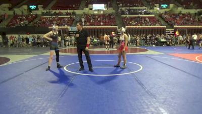 123 lbs Champ. Round 2 - Malia Gergen, Frenchtown Wrestling Club vs Sophie Grunhuvd, Mine Yard Dogs Wrestling Club