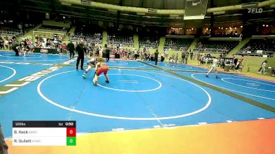 120 lbs Consolation - Brody Keck, Broken Arrow Wrestling Club vs Rance Gullett, Hilldale Youth Wrestling Club