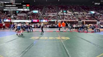 G - 170 lbs Champ. Round 1 - YaZMEEN Cech, Custer Co. (Miles City) Girls vs Josie Steinebach, Powell Co. (Deer Lodge) Girls