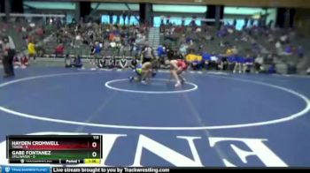 113 lbs Semifinals (8 Team) - Gabe Fontanez, Stillwater vs Hayden Cromwell, Yukon
