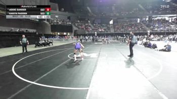 Quarterfinal - Kanyn Padden, Harding County vs Addie Sander, Custer