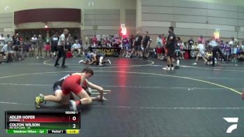 107 lbs Round 1 (6 Team) - Adler Hofer, BadBass vs Colton Wilson, MO Outlaws