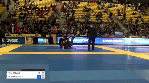 VALERIE MASAI-ASPAAS vs NICOLE EVANGELISTA 2018 World IBJJF Jiu-Jitsu Championship