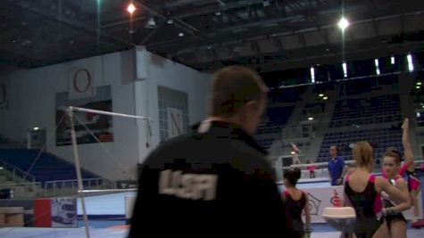 Laurie Hernandez Bar Routine, Day 4 Training - Jesolo 2015