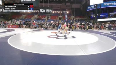 145 lbs Cons. Rd Of 64 - Natalia Rusin, NJ vs Bianca Cluff, UT