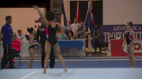 Laurie Hernandez Eye Catching On Floor, Day 4 Training - Jesolo 2015