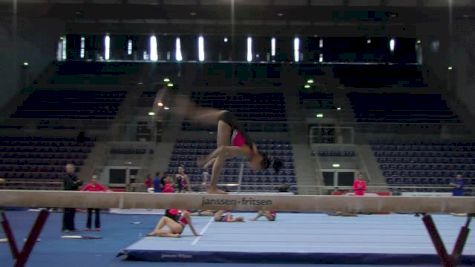 Victoria Nguyen Full Beam Routine, Day 4 Training - Jesolo 2015