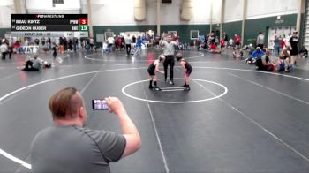 55 lbs Cons. Semi - Gideon Huber, Ankeny Wrestling Club vs Beau Kintz, Pikes Peak Warriors Wrestling