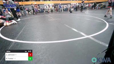 80 lbs Semifinal - Jake Johnson, Pauls Valley Panther Pinners vs Ret Foster, F-5 Grappling