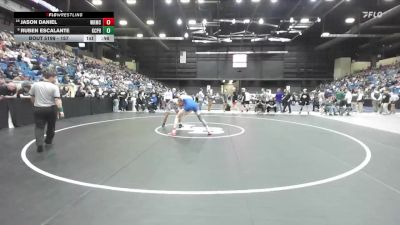 157 lbs Cons. Round 1 - Jason Daniel, Wichita-Kapaun Mt. Carmel vs Ruben Escalante, Kansas City - Piper HS